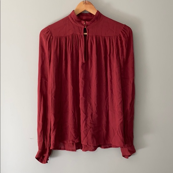 Lucky Brand Tops - Lucky Brand Keyhole Peasant Top